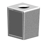 CAD Drawings Petersen Manufacturing Company, Inc. TCSC Series Waste Receptacles